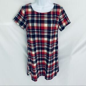 Love Richie Plaid Flannel Dress Size Small